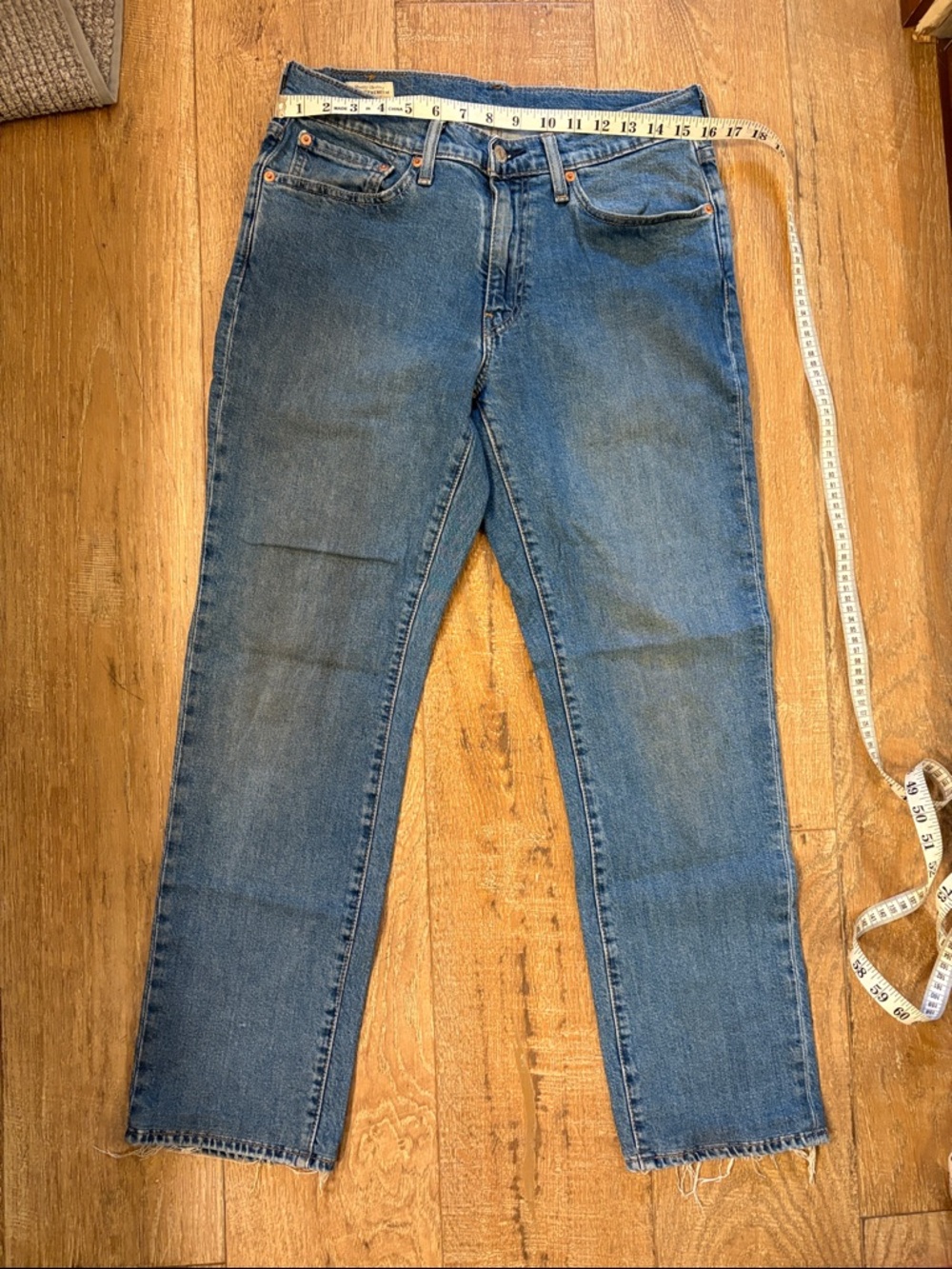 Levi's Men's Straight Blue Denim Jeans 541 31x32